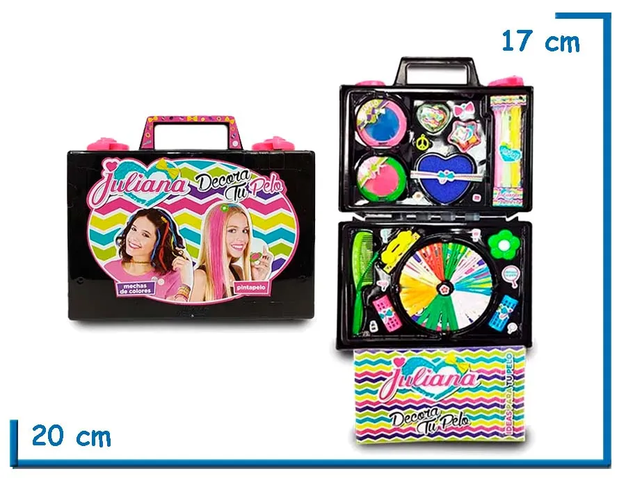 JULIANA DECORA TU PELO VALIJA NEGRA CHICA