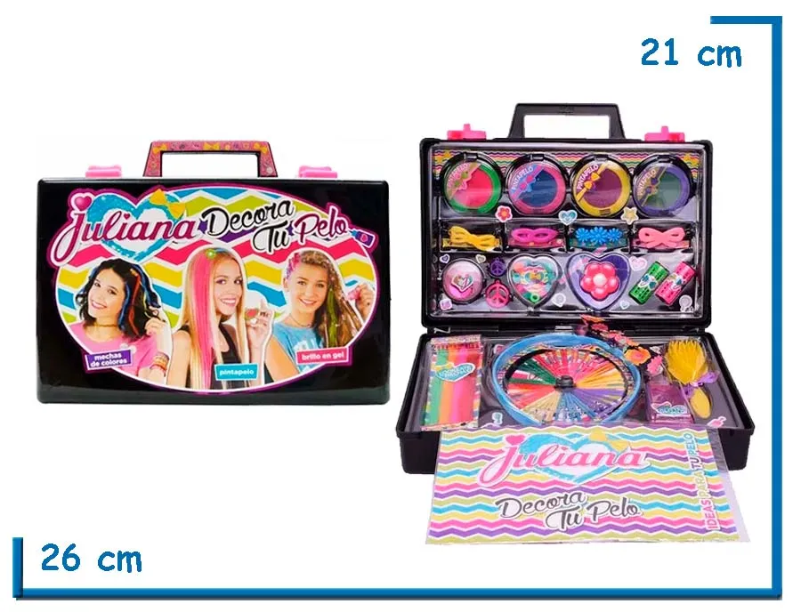 JULIANA DECORA TU PELO VALIJA NEGRA GRANDE