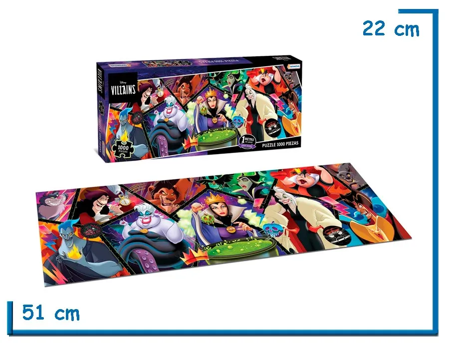 DISNEY VILLAINS PUZZLE LARGO X1000 PZS