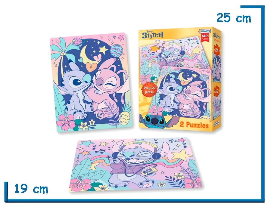 STITCH 2 PUZZLES 24 36 PZS