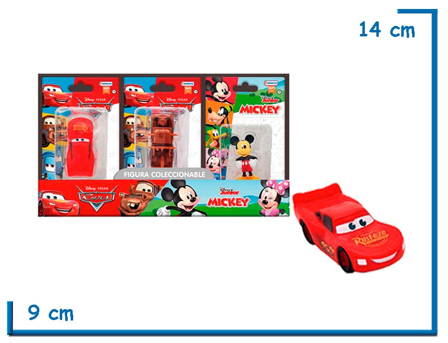 CARS LIGHTNING MCQUEEN FIGURA COLECCIONABLE 7CM EN BLISTER