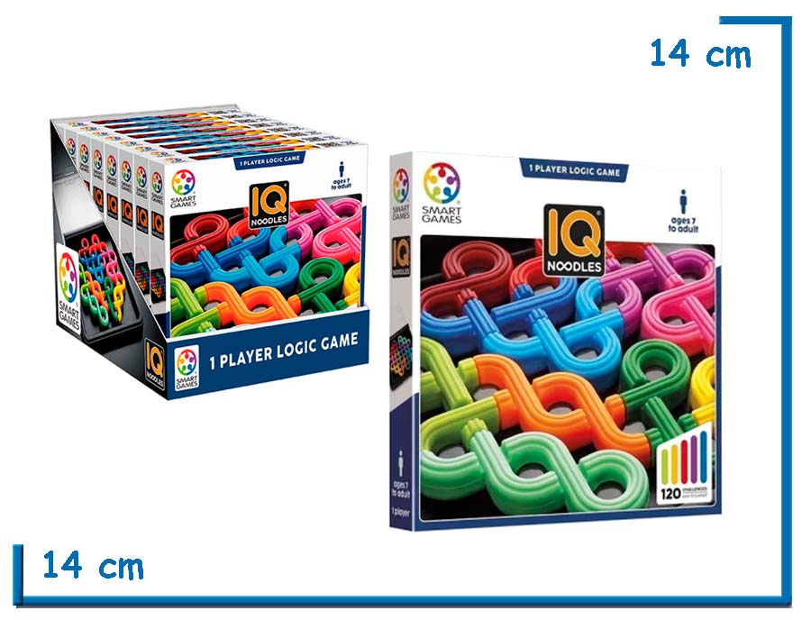 SMART GAMES IQ NOODLES 1 PLAYER LOGIC GAME