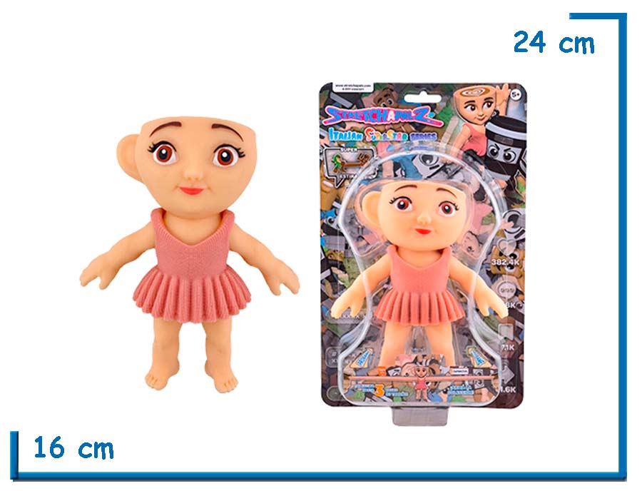 STRETCHAPALZ ITALIAN SUPERSTAR BALLERINA CAPPUCCINA ESTIRABLE