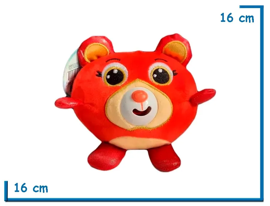 LENGUA PETS OSO PELUCHE SACA LENGUA CON SONIDO 16CM