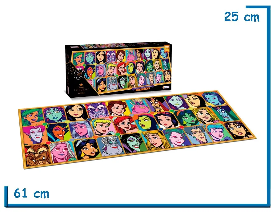 DISNEY PRINCESAS PUZZLE PANORAMA X1000 PZS