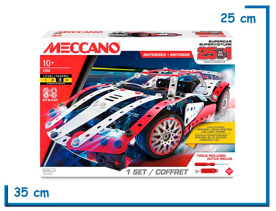 MECCANO SUPERCAR MOTORIZADO