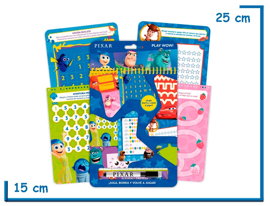 PIXAR PLAY WOW! JUGA BORRA Y VOLVE A JUGAR