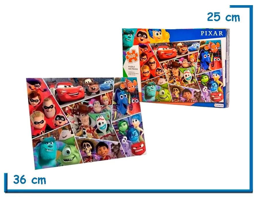 PIXAR PUZZLE 500 PZS