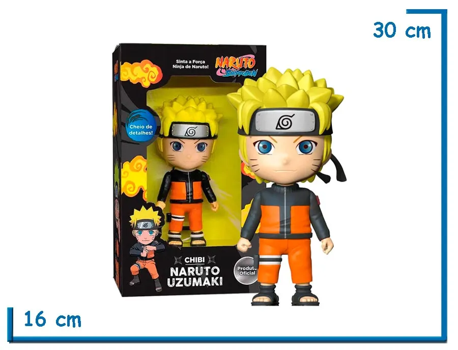 NARUTO UZUMAKI CHIBI NARUTO SHIPPUDEN FIGURA 23CM