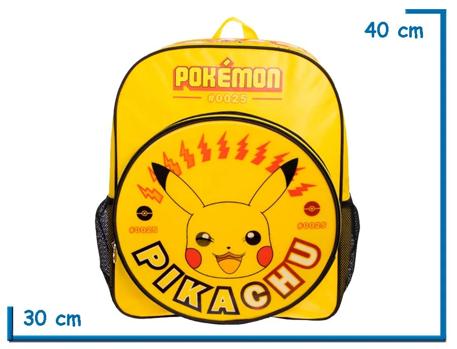 MOCHILA ESPALDA 16″ POKEMON PIKACHU 0025 LENTICULAR