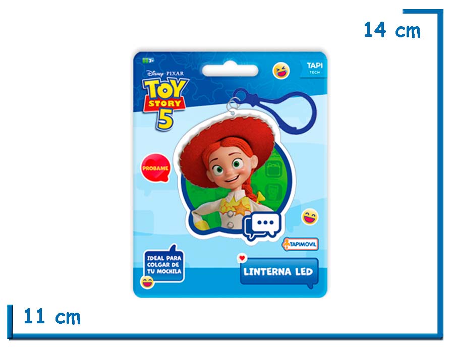 TOY STORY 5 JESSIE LLAVERO LINTERNA LED