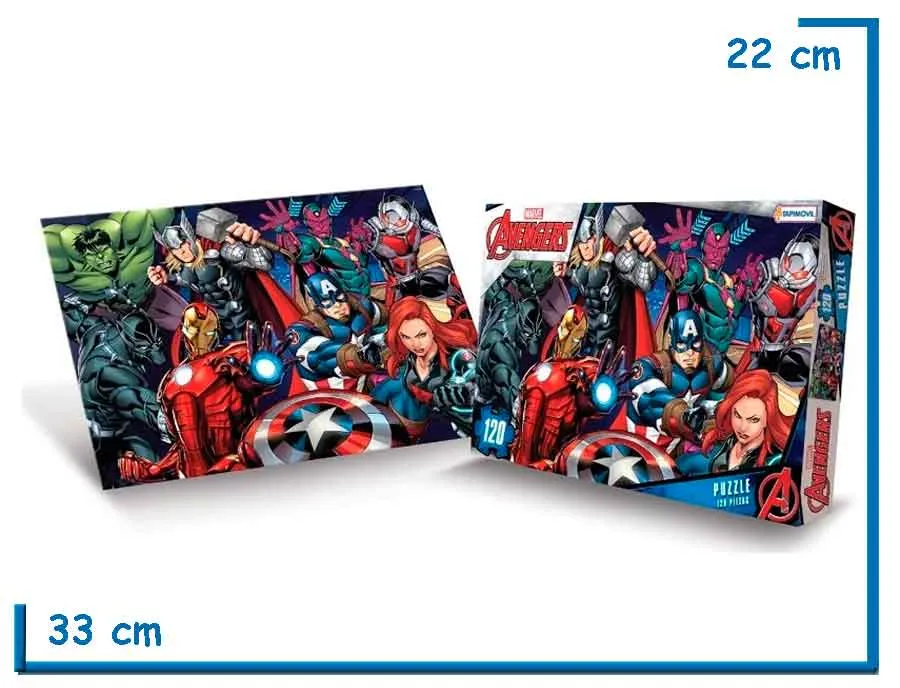 AVENGERS PUZZLE X120 PZS