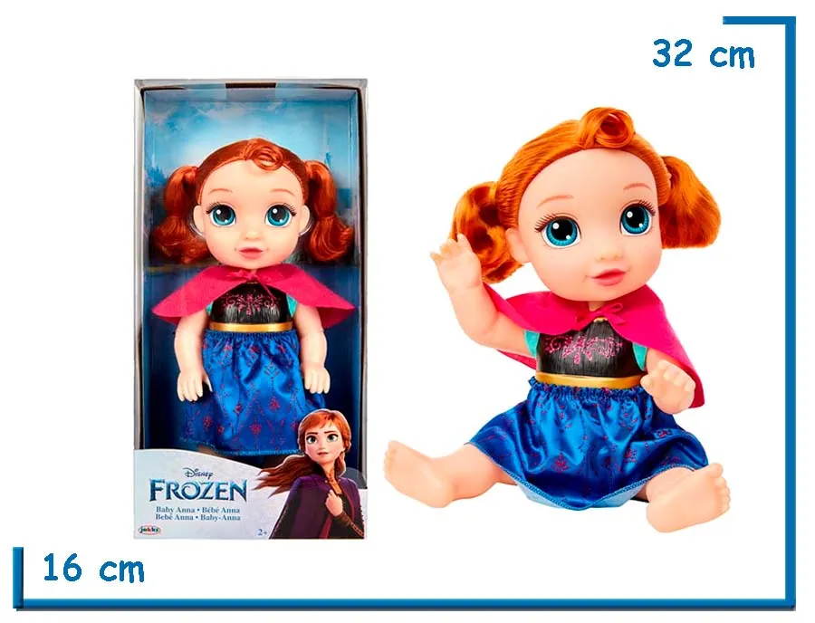 JAKKS FROZEN BABY ANNA MU¥ECA 28CM