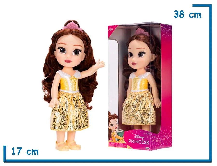 JAKKS DISNEY PRINCESS BELLE MU¥ECA GRANDE 38CM
