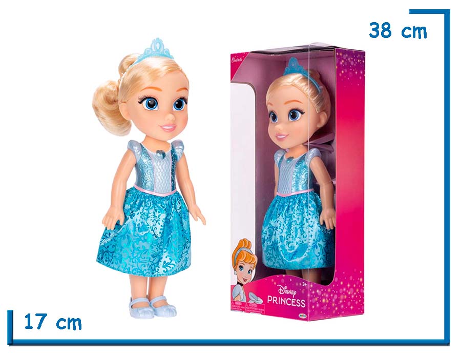 JAKKS DISNEY PRINCESS CINDERELLA MU¥ECA GRANDE 38CM
