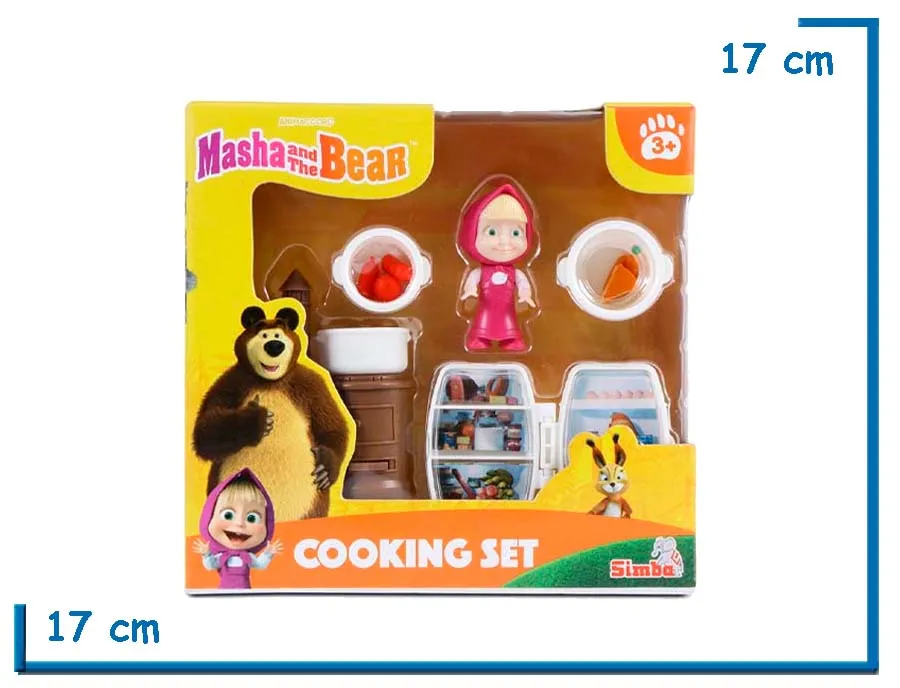 SIMBA COOKING SET PLAYSET MASHA AND THE BEAR