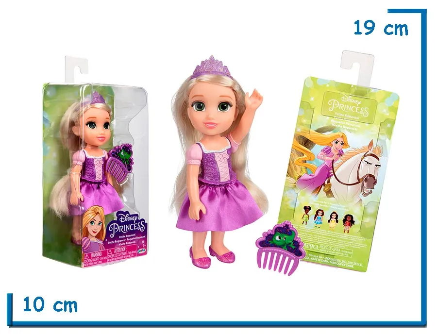 JAKKS DISNEY PRINCESS MU¥ECA PEQUE¥A RAPUNZEL 16CM
