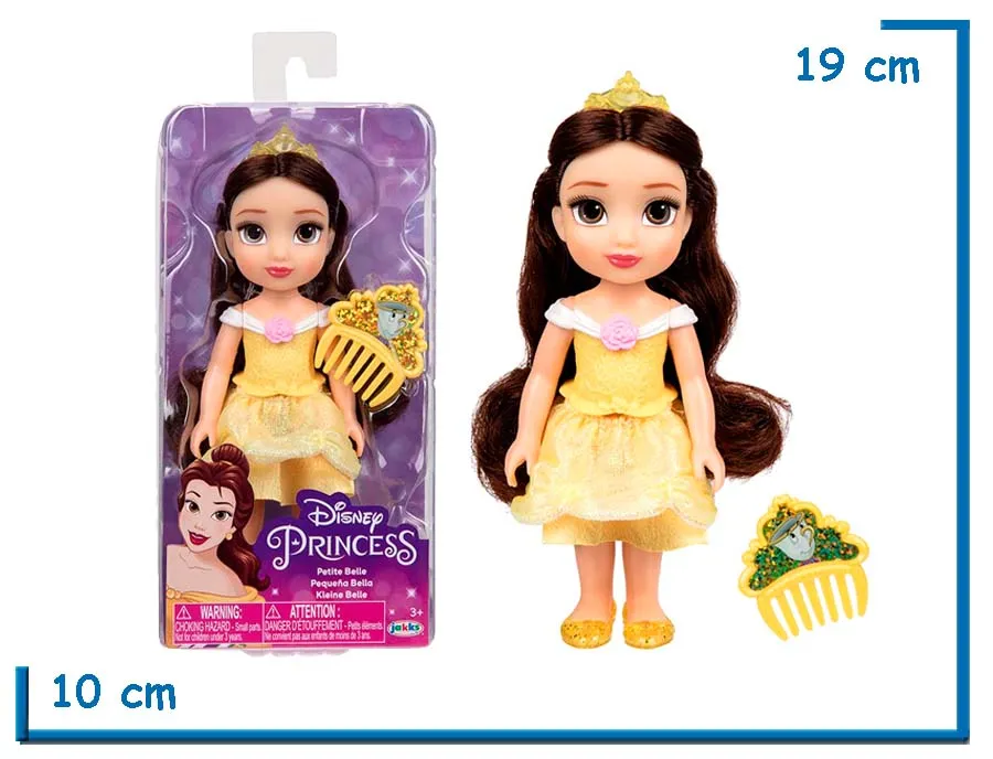 JAKKS DISNEY PRINCESS MU¥ECA PEQUE¥A BELLE 16CM