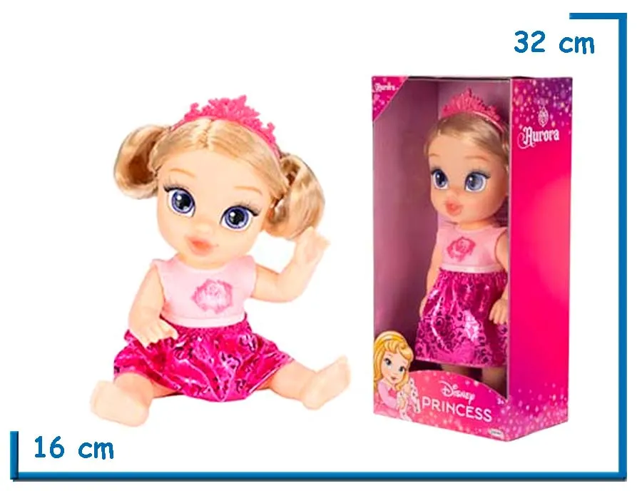 JAKKS DISNEY PRINCESS BABY AURORA MU¥ECA 28CM