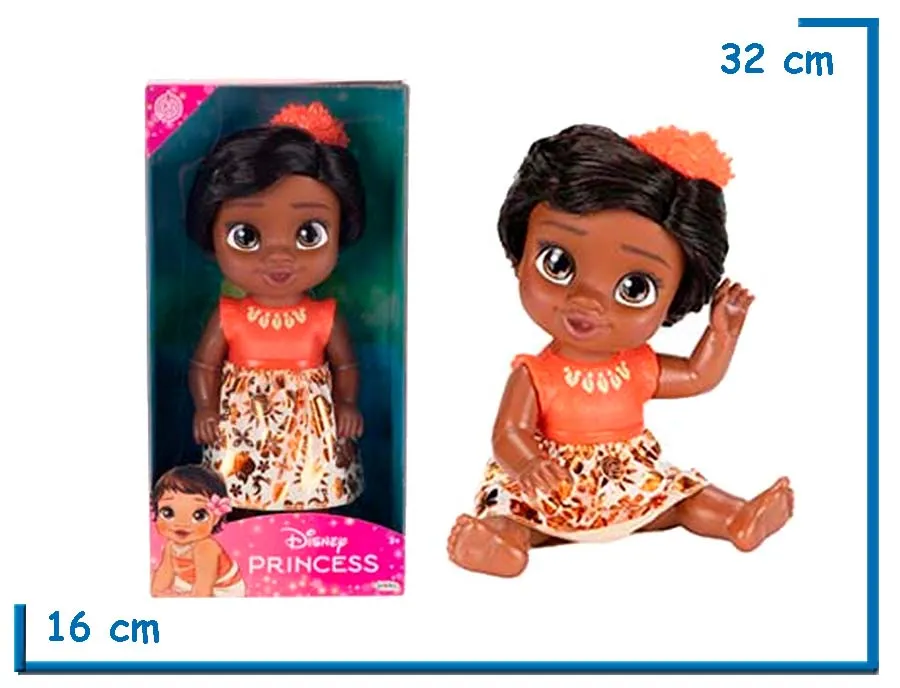 JAKKS DISNEY PRINCESS BABY MOANA MU¥ECA 28CM