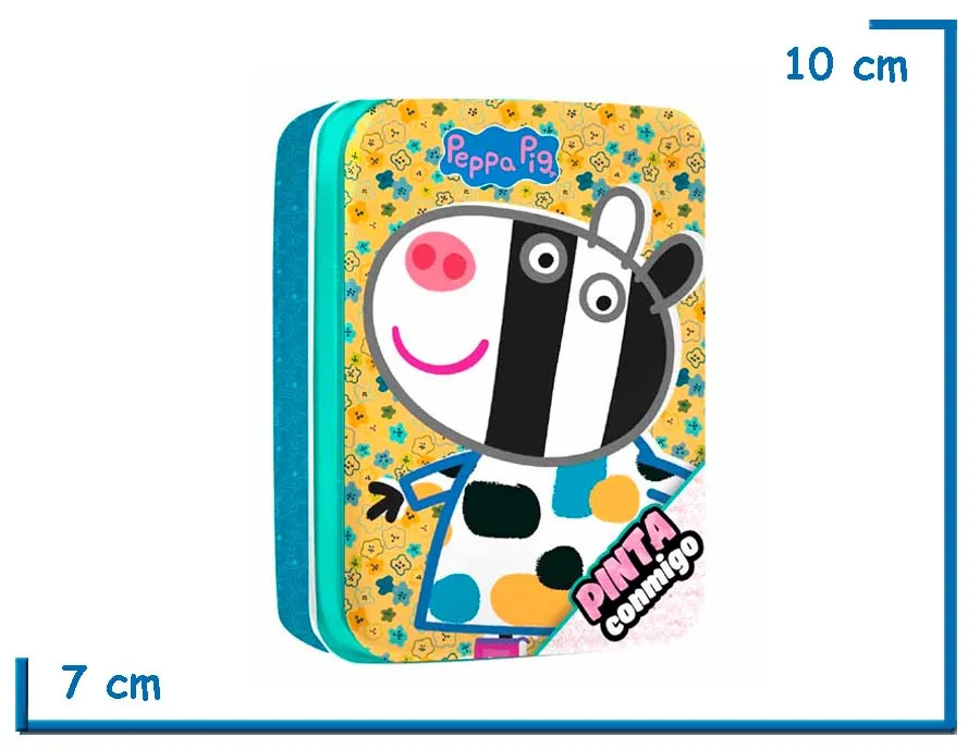 PINTA CONMIGO PEPPA PIG LATA ZOE ZEBRA