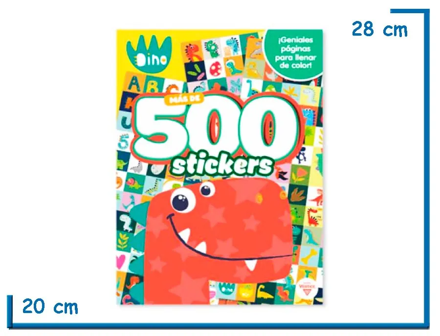 L.MAS DE 500 STICKERS DINO