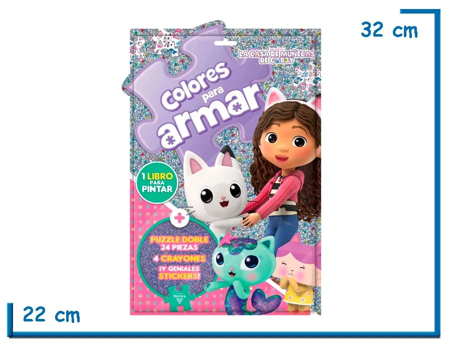 COLORES PARA ARMAR GABBYS DOLLHOUSE