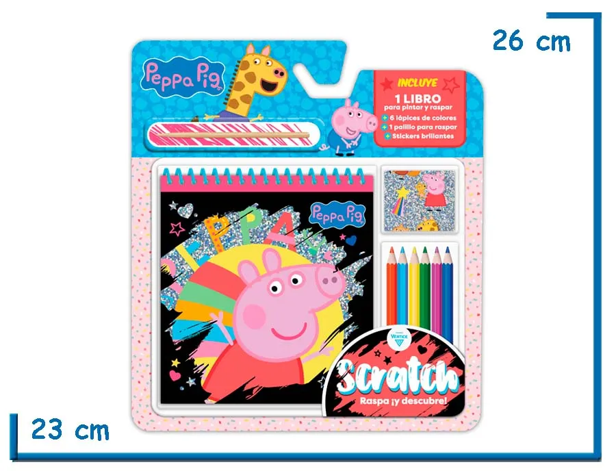 SCRATCH RASPA Y DESCUBRE PEPPA PIG