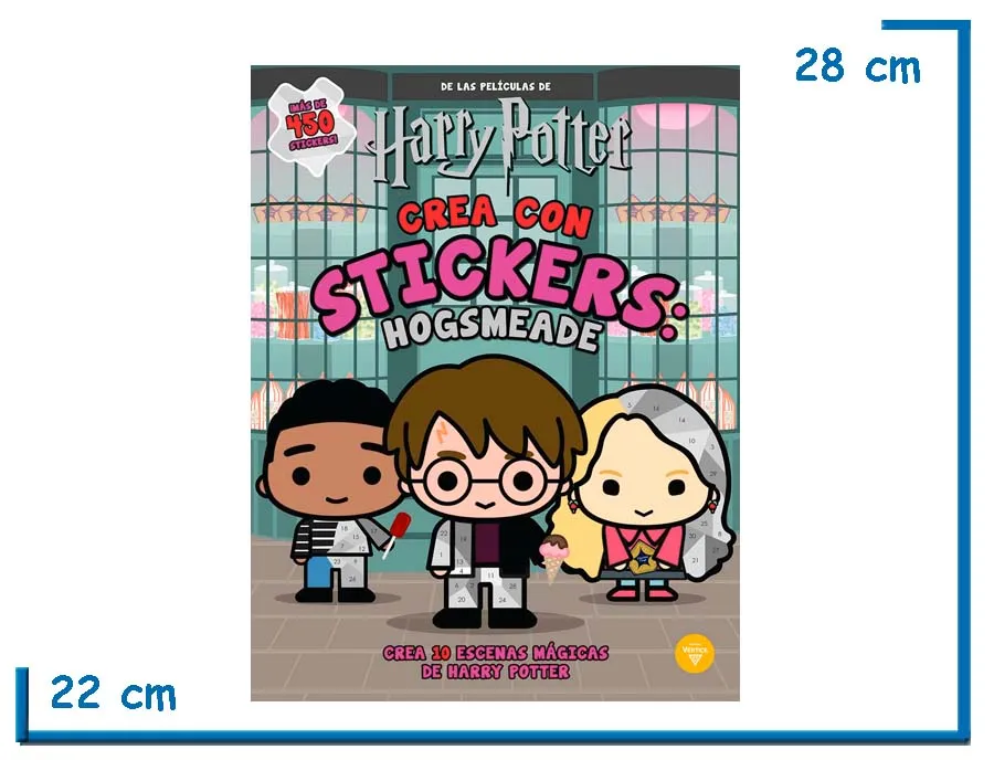L.HARRY POTTER CREA CON STICKERS HOGSMEADE