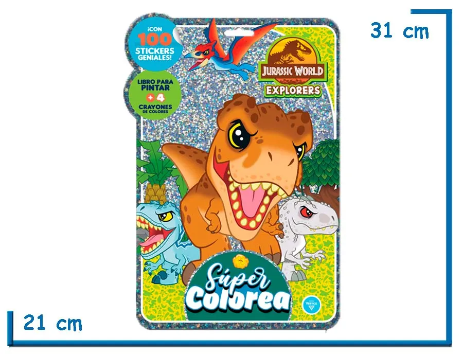 SUPER COLOREA JURASSIC WORLD EXPLORERS