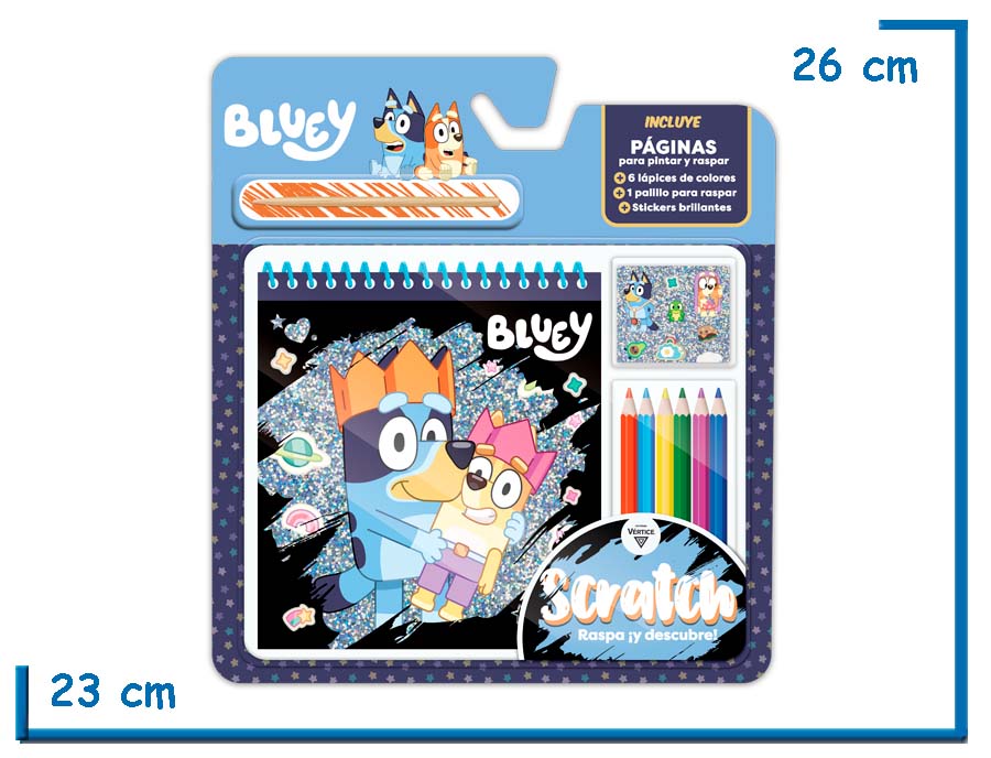 SCRATCH RASPA Y DESCUBRE BLUEY