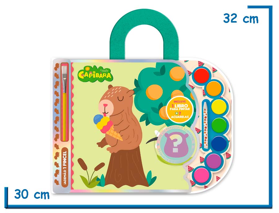 VALIJA ACUARELAS CAPIBARA