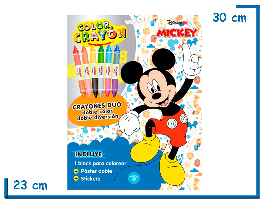 COLOR CRAYON DISNEY JR MICKEY