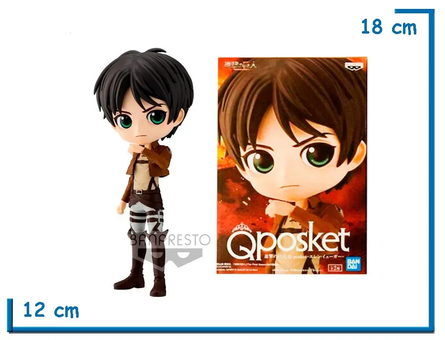 BANPRESTO EREN JAEGER ATTACK ON TITAN Q POSKET VER. A