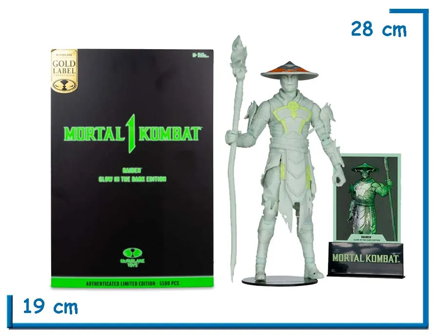 MCFARLANE RAIDEN GITD (MORTAL KOMBAT 1) GL 18 CM DC