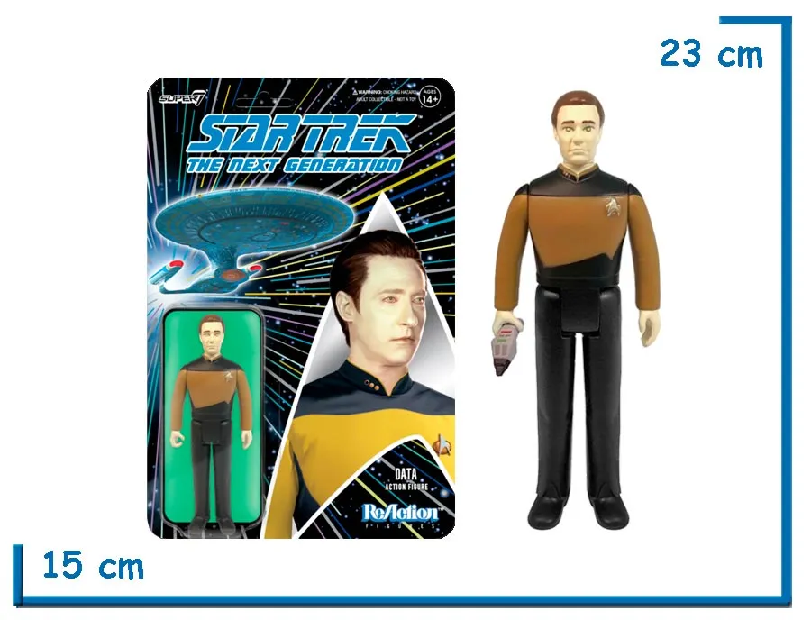 SUPER 7 REACTION DATA STAR TREK TNG