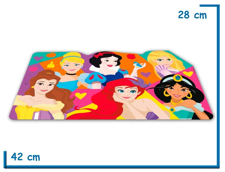DISNEY PRINCESAS MANTEL INDIVIDUAL LENTICULAR