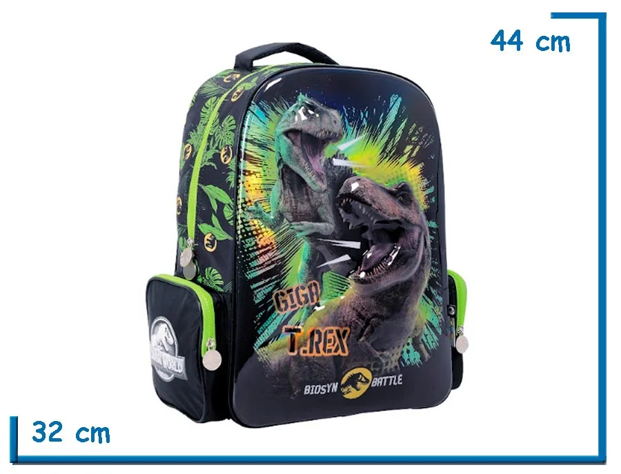 MOCHILA ESPALDA 17” JURASSIC WORLD GIGA T.REX RELIEVE