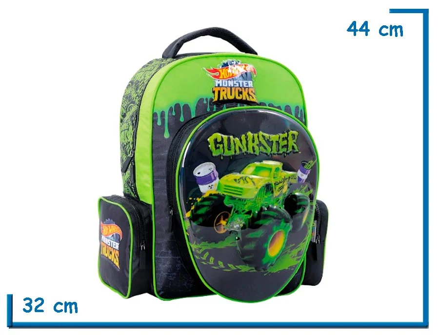 MOCHILA ESPALDA 17” HOT WHEELS GUNKSTER