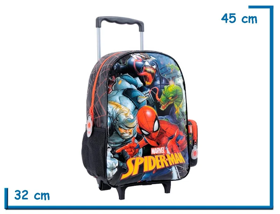 MOCHILA CARRO 16” SPIDER-MAN VILLANOS