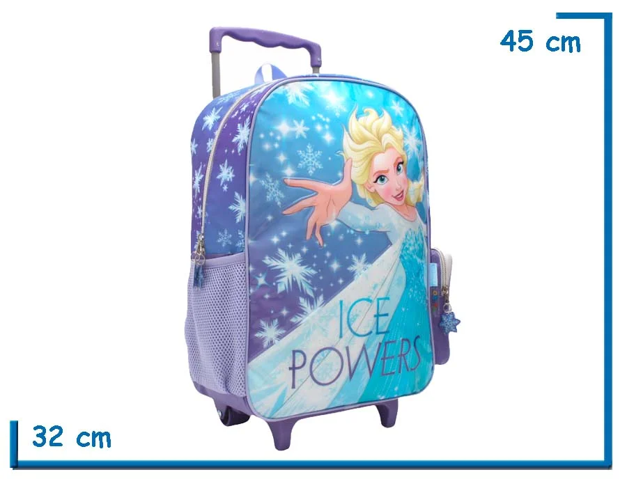 MOCHILA CARRO 16″ FROZEN ELSA ICE POWERS