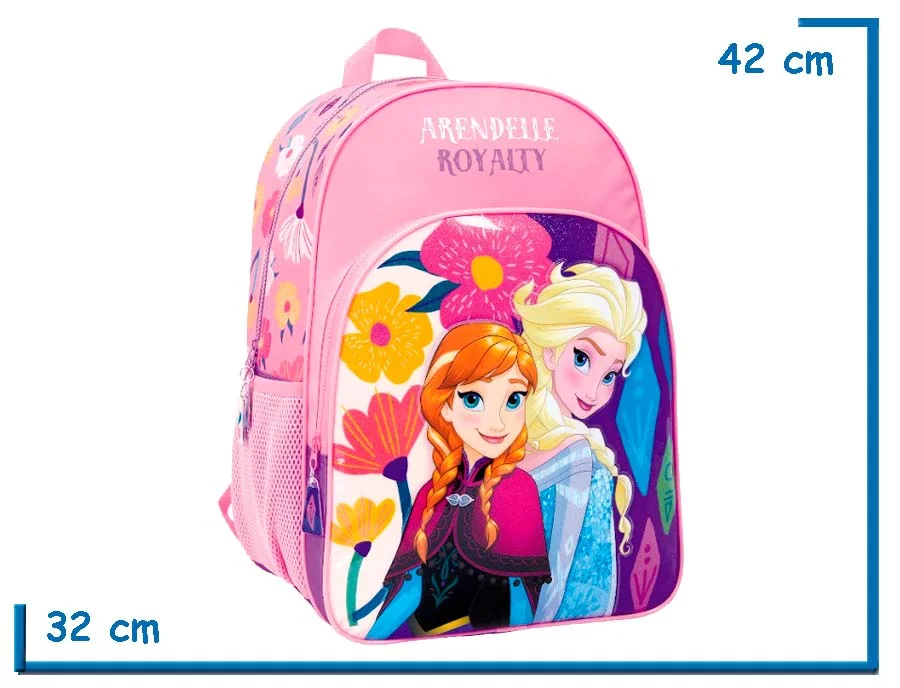 MOCHILA ESPALDA 16″ FROZEN ROSA ARENDELLE ROYALTY