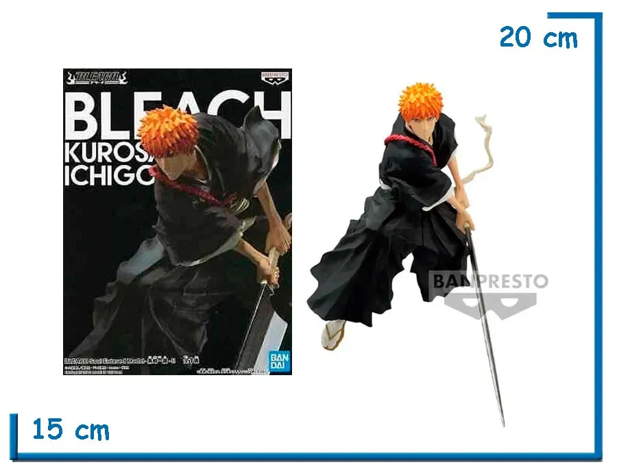 BANPRESTO KUROSAKI ICHIGO SOUL ENTERED MODEL BLEACH
