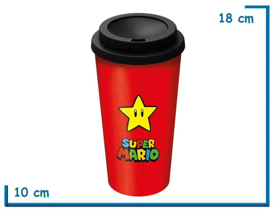 SUPER MARIO VASO 520 ML CAFE DOBLE