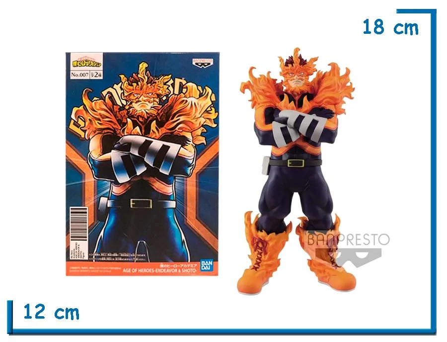 BANPRESTO ENDEAVOR & SHOTO AGE OF HEROES MY HERO ACADEMIA