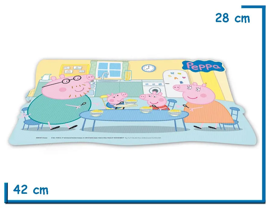 PEPPA PIG MANTEL INDIVIDUAL LENTICULAR