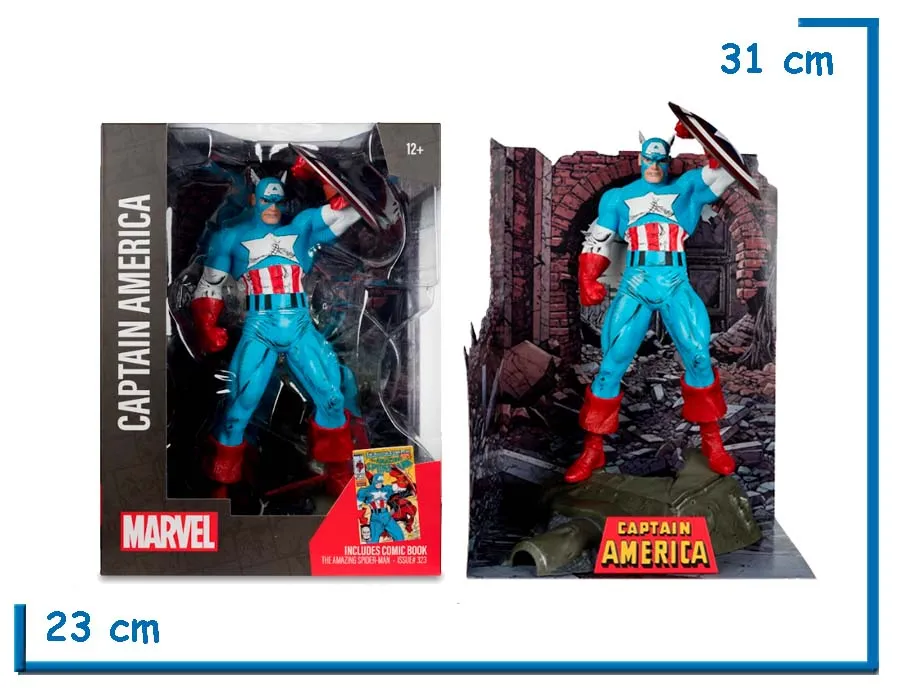 MCFARLANE CAPTAIN AMERICA – AMAZING SPIDER-MAN ISSUE #323 MARVEL