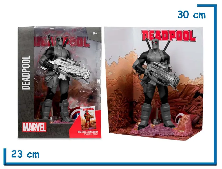 MCFARLANE DEADPOOL (GREY SUIT) – DEADPOOL ISSUE #1 MARVEL