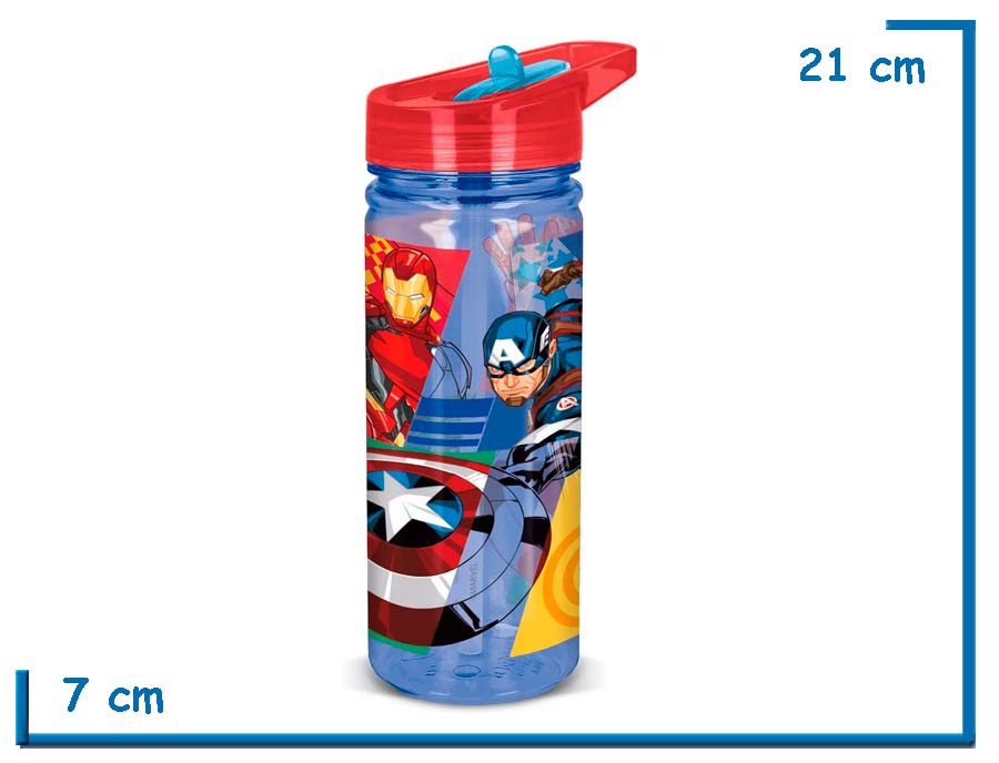AVENGERS COLORES BOTELLA 580 ML LARGE ECOZEN