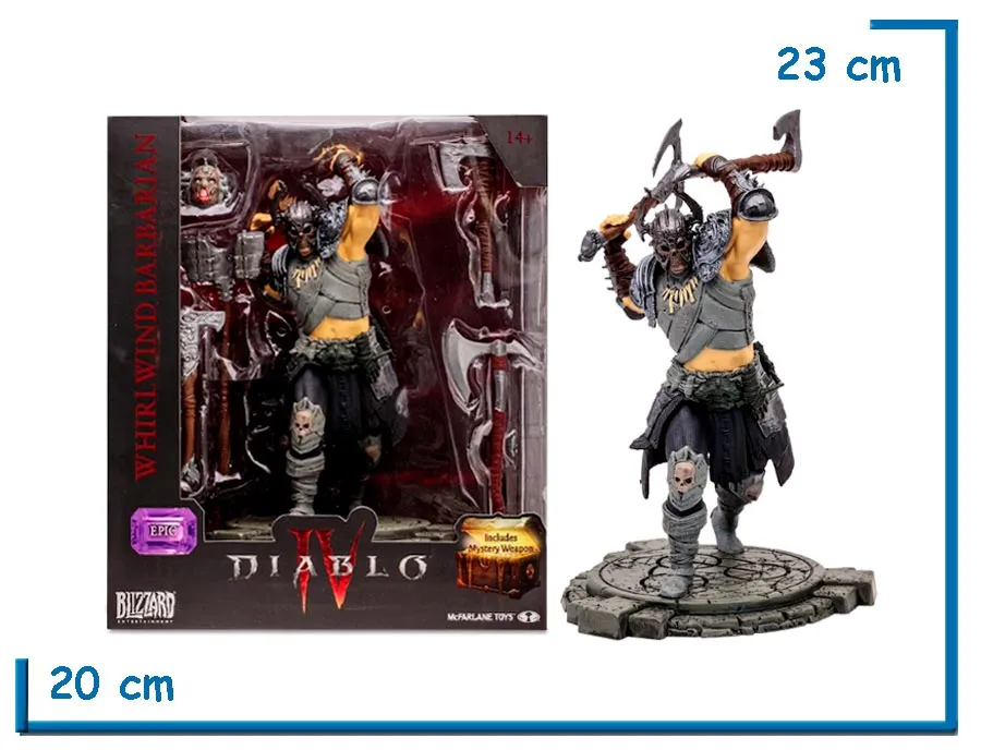 MCFARLANE WHIRLWIND BARBARIAN EPIC DIABLO IV